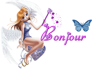 Gif animé bonjour