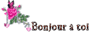 Gif animé bonjour
