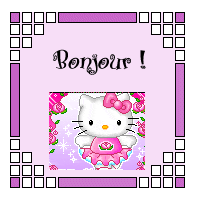 Gif animé bonjour