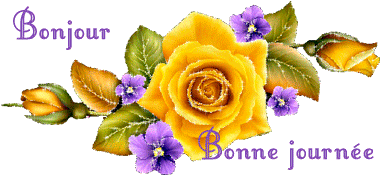 gif animé bonjour bonne journée