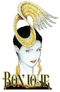 Gif animé bonjour maquillage