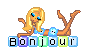 Gif animé bonjour