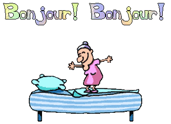 Gif animé bonjour