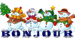 Gif anim&eacute; bonjour