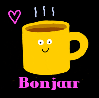 gif animé bonjour tasse