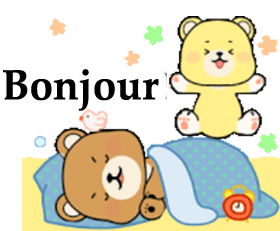 gif animé bonjour reveil