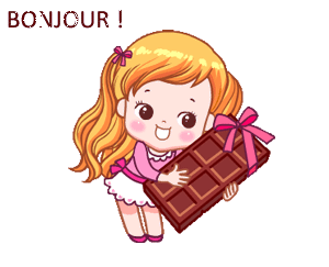 gif animé bonjour mignon