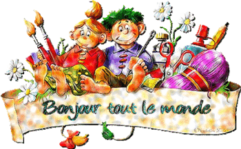 Gifs animés bonjour tout le monde