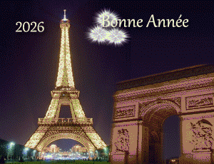 Gif animé bonne année 2025