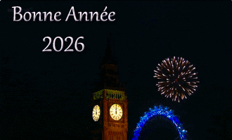 Gif animé bonne année 2025