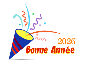 Gif animé bonne année 2025