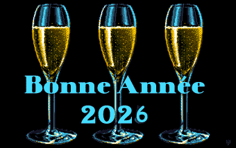 Gif animé bonne année 2025