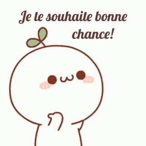 Gif animé je te souhaite bonne chance