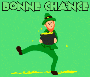 Gif animé bonne chance lutin