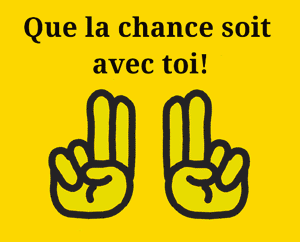 Gif animé que la chance soit avec toi