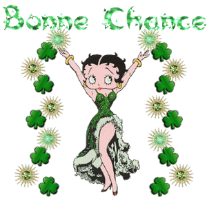 Gif animé bonne chance Betty Boop