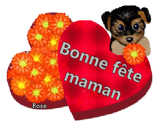 gif bonne fête des mères coeur