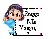bonne fête  maman fille
