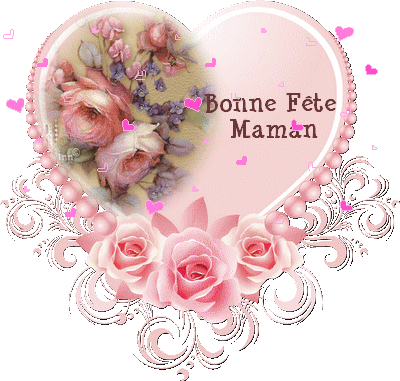 bonne fête  maman coeur
