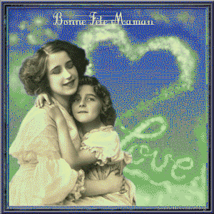 GIF animé bonne fête maman rétro