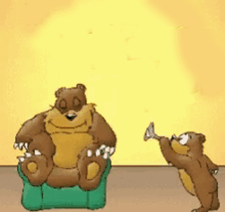 Gif animé bonne fête papa surprise