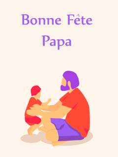 Gif animé bonne fête papa