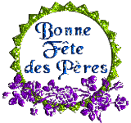 Gif animé bonne fête des pères