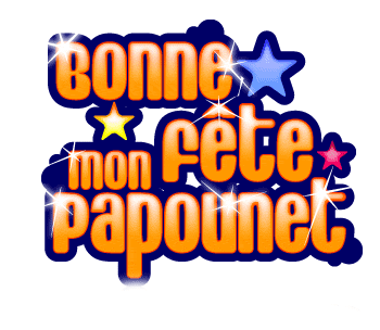 Gif animé bonne fête mon papounet