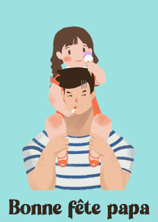 Gif animé bonne fête papa