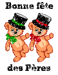 Gif animé bonne fête des pères