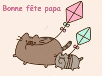 Gif animé bonne fête papa cerf volant
