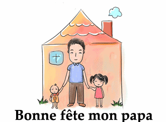 Gif animé bonne fête mon papa