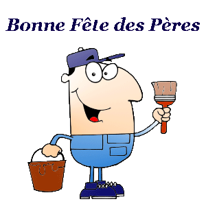 Gif animé bonne fête des pères bricoleur