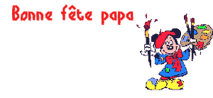 Gif animé bonne fête papa Mickey