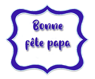 Gif animé bonne fête papa carte