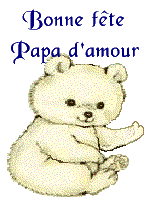 Gif animé bonne fête papa d'amour