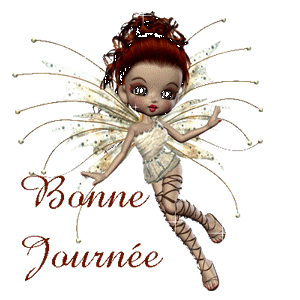 Gif animé bonne journée fée