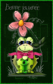 Gif bonne journée grenouille