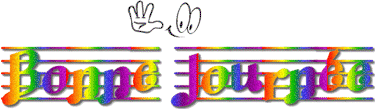 Gif bonne journée couleurs