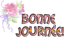 Gif bonne journée fleur