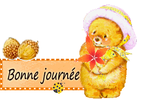 Gif bonne journée ours