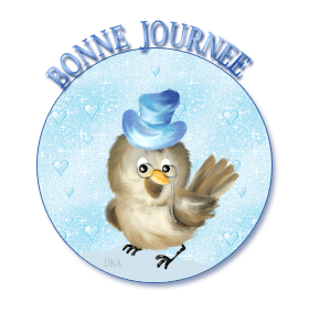 Gif bonne journée oiseau