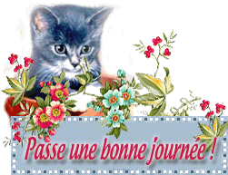 Gif passe une bonne journée chat