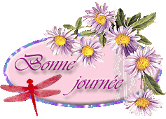 Gif bonne journée fleurs