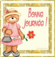 Gif bonne journée ours