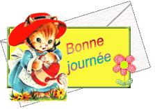 Gif bonne journée chatte