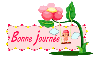 Gif bonne journée fille qui joue