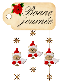 Gif bonne journée Noel