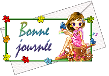 Gif bonne journée fille