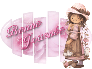 Gif bonne journée fille